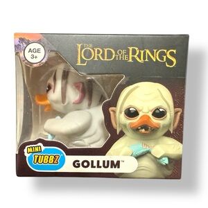 TUBBZ Mini Lord of The Rings Gollum Cosplaying Rubber Duck Figure NIB New